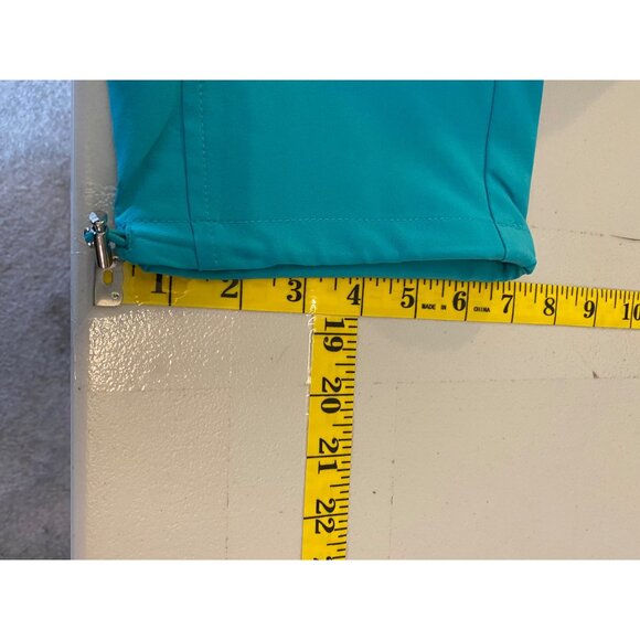 Chicos Womens Turquoise Relaxed Fit Pants Size 6 - Picture 10 of 10